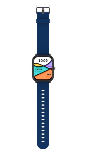 Entity AERO SMARTWATCH BLUE AND GREY 5.11 cm (2.01") TFT 48.7 mm Digital 240 x 296 pixels Touchscreen Black