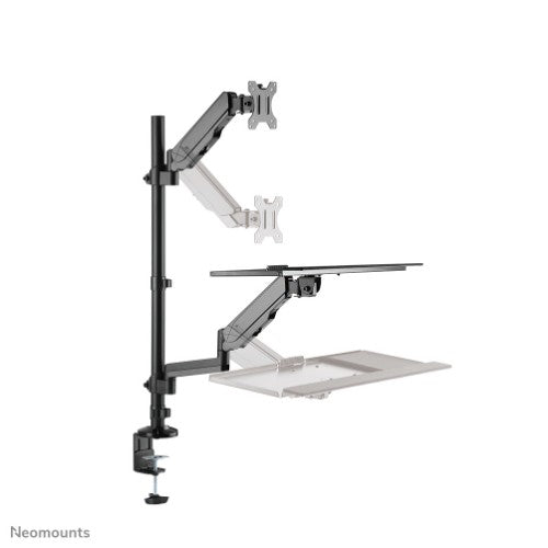 Neomounts DS90-325BL1 Sit-stand workstation desk 17-32" - gas spring