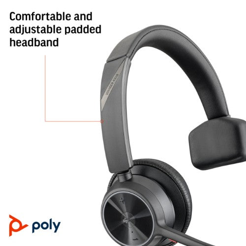 Poly Voyager 4310 Microsoft Teams Certified USB-A Headset +BT700 dongle