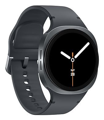 Samsung Galaxy Watch 8 3.3 cm (1.3") AMOLED 40 mm Digital 438 x 438 pixels Touchscreen Graphite Wi-Fi GPS (satellite)
