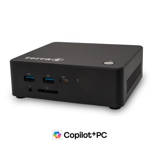 TERRA PC MICRO 7000A AMD Ryzen™ AI 7 350 16 GB DDR5-SDRAM 500 GB SSD Windows 11 Pro Micro PC Black