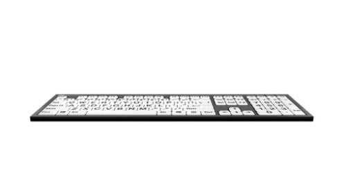 Logickeyboard LKB-BRALPBW-BJPU-UK keyboard Home USB QWERTY English White, Black