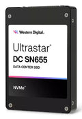 Western Digital Ultrastar DC SN655 15.4 TB U.3 PCI Express 4.0 NVMe 3D TLC NAND
