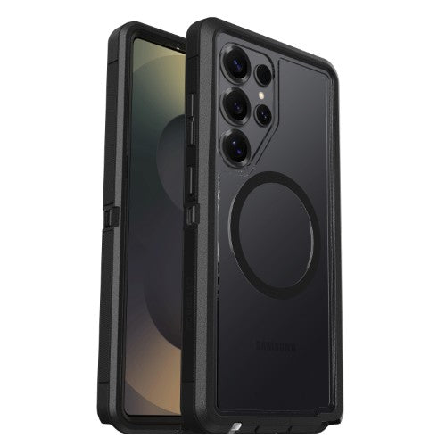 OtterBox Defender XT with Magnets Series for Samsung Galaxy S25 Ultra, transparent/black