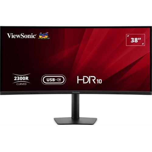 Viewsonic VA3820C LED display 96.5 cm (38") 3840 x 1600 pixels Wide Quad HD+ Black