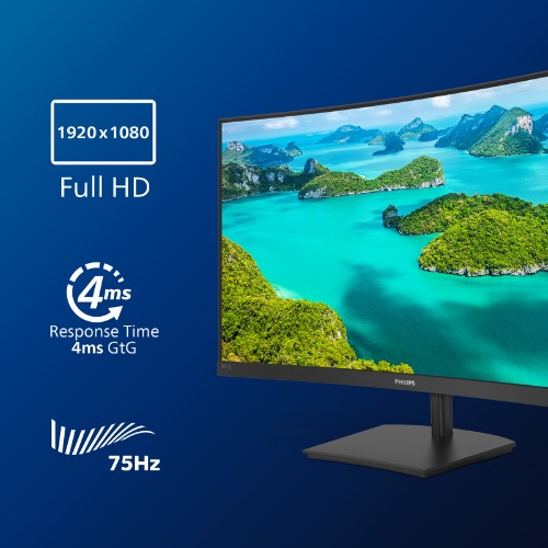 Philips E Line 271E1SCA/00 computer monitor 68.6 cm (27") 1920 x 1080 pixels Full HD LCD Black