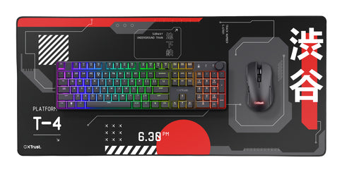 Trust GXT 759 XXL Gaming mouse pad Black, Red