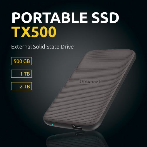Intenso TX500 500 GB USB Type-C 3.2 Gen 2 (3.1 Gen 2) Brown