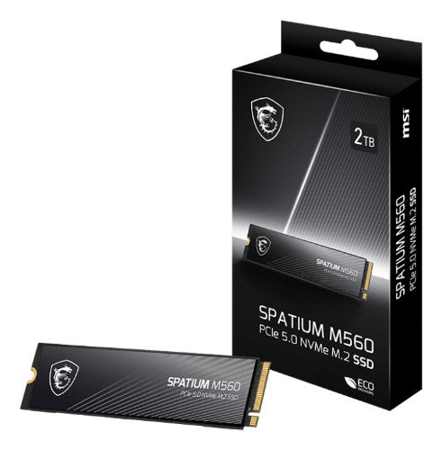 MSI Spatium M560 PCIE 5.0 NVME M.2 2 TB PCI Express 5.0 3D NAND