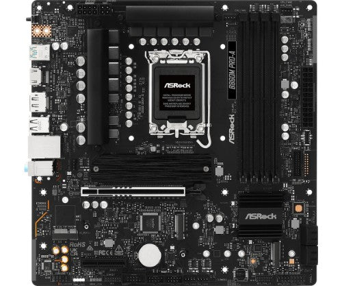 Asrock B860M Pro-A Intel B860 LGA 1851 (Socket V1) micro ATX