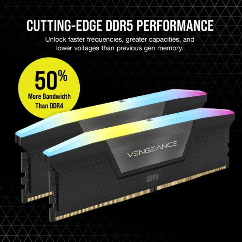 Corsair Vengeance RGB memory module 16 GB 2 x 8 GB DDR5 288-pin DIMM