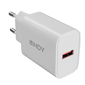 Lindy 73412 mobile device charger Smartphone, Tablet White AC Fast charging Indoor, Outdoor