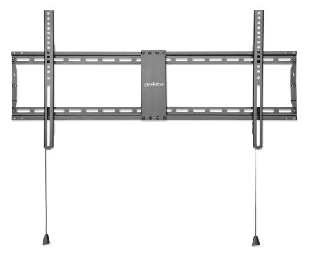 Manhattan Wall Mount for TV & Monitors (Fixed Low Profile), For screens 43" to 100", VESA compatability: all between 200x200mm and 800x400mm - check the dimensions of the four mounting holes on back of screen to ensure it fits, Max 70kg, Black, Bracket