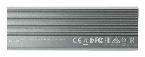 ADATA EC680 SSD enclosure Grey M.2