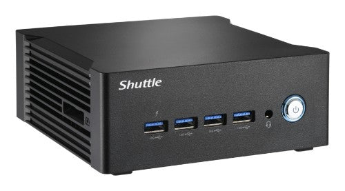 Shuttle Nano PC NA20H2, AMD Ryzen™ 7 255 APU, Radeon780M , 2xHDMI, 2xUSB-C 4.0(DP), 2x2.5Gbit LAN, 24/7 permanent operation, incl. VESA
