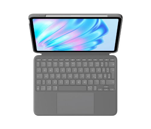 Logitech Combo Touch QWERTZ German Smart Connector Grey