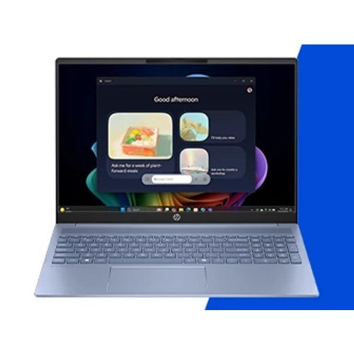 HP OmniBook 5 NGAI OmniBook 5 Next Gen AI 16-ag1009na Copilot+ PC AMD Ryzen™ AI 5 340 Laptop 40.6 cm (16") 2K 16 GB LPDDR5x-SDRAM 1 TB SSD Wi-Fi 6 (802.11ax) Windows 11 Home Blue