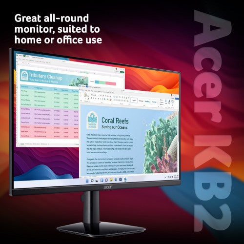 Acer KB2 KB242YP0 monitor - 23.8" Full HD (1920x1080), 144Hz, 1ms, FreeSync, Black