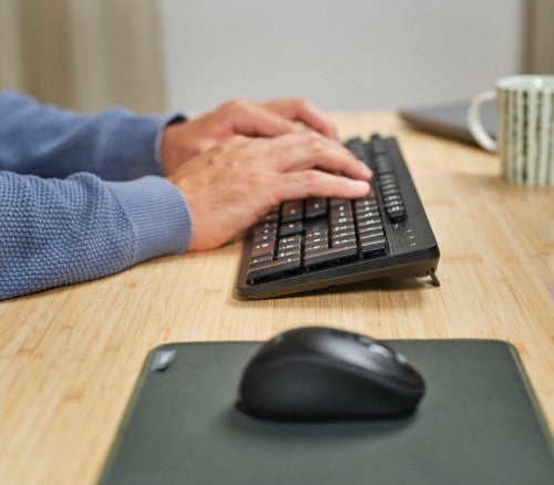 Trust TKM-360 keyboard Mouse included Office RF Wireless QWERTY UK English Black