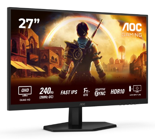 AOC G4 Q27G42ZE computer monitor 68.6 cm (27") 2560 x 1440 pixels Quad HD LCD Black, Red