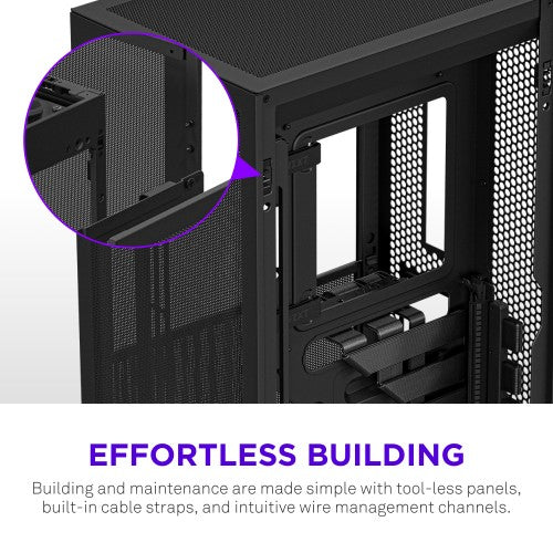 NZXT H2 Flow Small Form Factor (SFF) Black