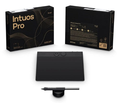 Wacom Intuos Pro Small – 2025 graphic tablet Black 187 x 105 mm USB/Bluetooth