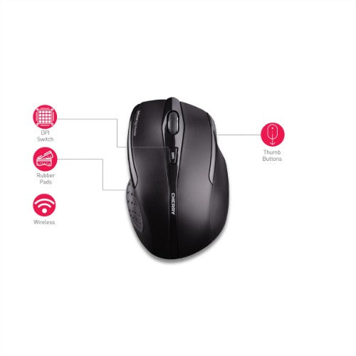 CHERRY MW 3000 Wireless Mouse, Black, USB