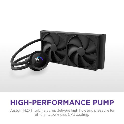 NZXT Kraken Plus 240 Processor All-in-one liquid cooler 12 cm Black