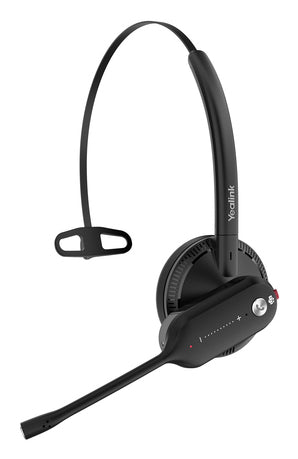 Yealink WH63 Portable UC Headset Wireless Ear-hook, Head-band, Neck-band Office/Call center Charging stand Black