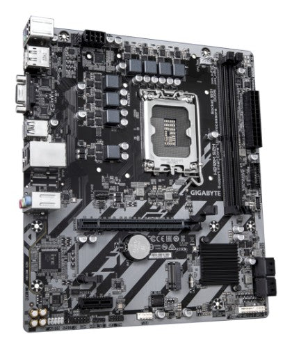 GIGABYTE H810M S2H Motherboard - Intel Core Ultra (Series 2) CPUs, 4+1+2 Phases VRM, up to 6400MHz DDR5, 1xPCIe 4.0 M.2, 1GbE LAN, USB 3.2 Gen 1