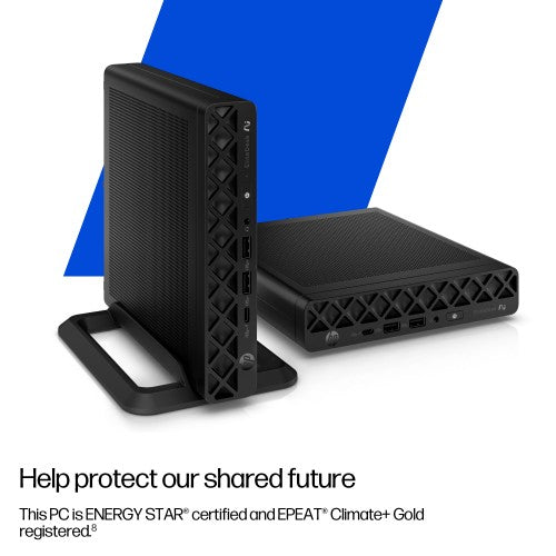 HP EliteDesk 8 G1a Next Gen Copilot+ PC AMD Ryzen™ AI 5 340 32 GB DDR5-SDRAM 1 TB SSD Windows 11 Pro Mini PC AI PC Black