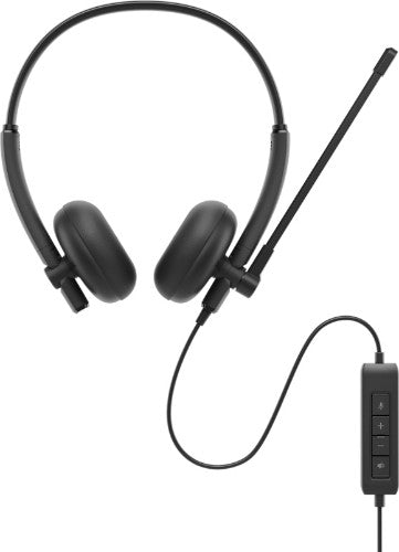 DELL WH125 Headset Wired Head-band Calls/Music USB Type-C Black