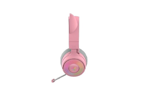 Razer Kraken Kitty V3 Pro - Quartz Headset Wired & Wireless Head-band Gaming USB Type-A Bluetooth Rose