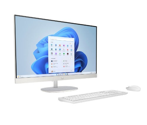 HP All-in-One 27-cr0000na AMD Ryzen™ 7 7730U 68.6 cm (27") 1920 x 1080 pixels All-in-One PC 16 GB DDR4-SDRAM 512 GB SSD Windows 11 Home Wi-Fi 6 (802.11ax) White