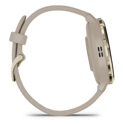 Garmin Venu 3S 3.05 cm (1.2") AMOLED 41 mm Digital 390 x 390 pixels Touchscreen Gold, Grey Wi-Fi GPS (satellite)