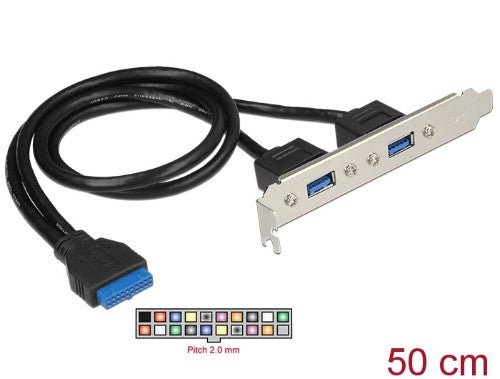 DeLOCK 84836 interface cards/adapter Internal USB 3.2 Gen 1 (3.1 Gen 1)