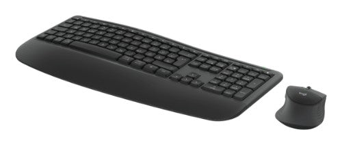Logitech Signature Comfort Plus Combo MK880 keyboard Mouse included Universal RF Wireless + Bluetooth QWERTZ German Graphite