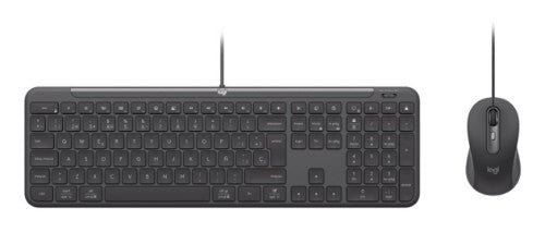 Logitech Signature Slim Combo MK620 For Business keyboard Mouse included Home/Office USB QWERTZ German Graphite
