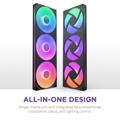 NZXT F420 RGB Core Computer case Fan 14 cm Black 1 pc(s)