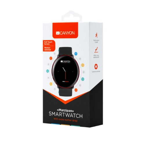 Canyon Marzipan 3.1 cm (1.22") IPS 41 mm Digital 240 x 240 pixels Touchscreen Black, Red