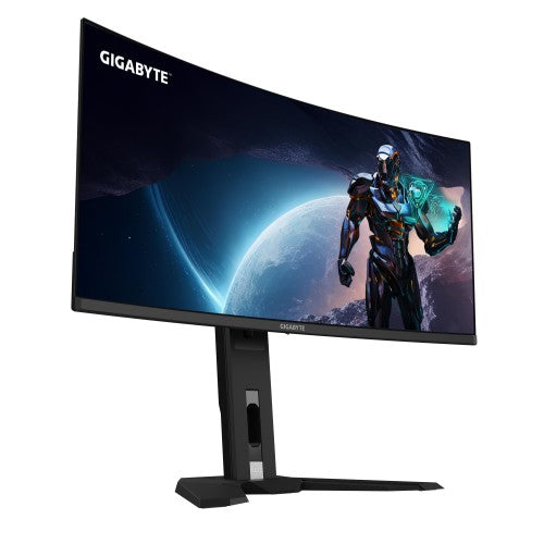 GIGABYTE MO34WQC2 34" OLED WQHD Curved Gaming Monitor - 3440 x 1440, 240Hz, 0.03ms, KVM, 250 cd/m², FreeSync Premium Pro, DisplayHDR True Black 400, HDMI 2.1, Displayport 1.4