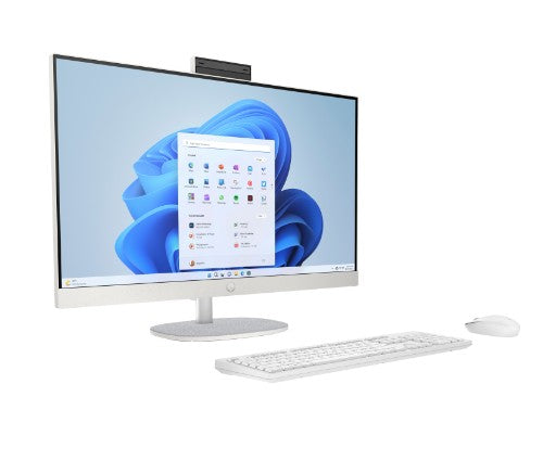 HP All-in-One 27-cr0000na AMD Ryzen™ 7 7730U 68.6 cm (27") 1920 x 1080 pixels All-in-One PC 16 GB DDR4-SDRAM 512 GB SSD Windows 11 Home Wi-Fi 6 (802.11ax) White