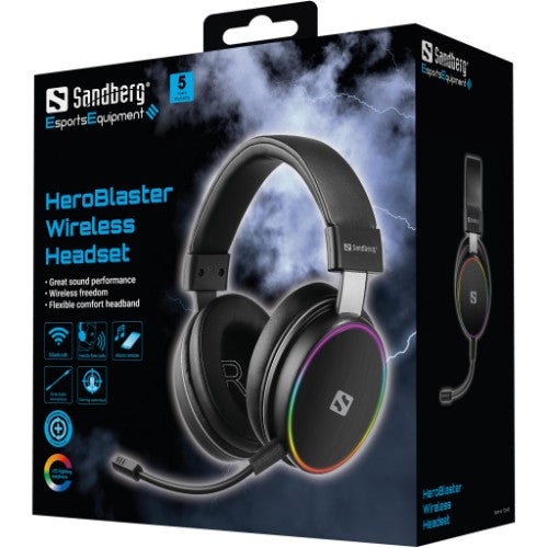 Sandberg HeroBlaster Wireless Headset