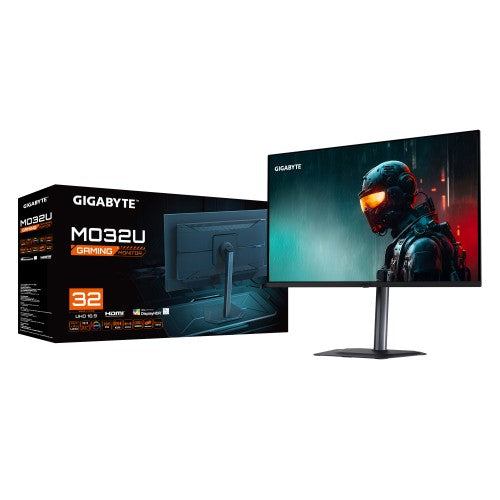 GIGABYTE MO32U 31.5" OLED 4K UHD Gaming Monitor - 3840 x 2160, 165Hz, 0.03ms, 250 cd/m², Display HDR True Black 400, HDMI 2.1, Displayport 1.4