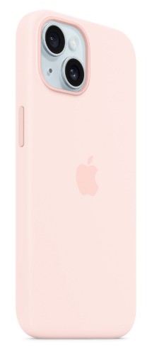 Apple iPhone 15 Silicone Case with MagSafe - Light Pink