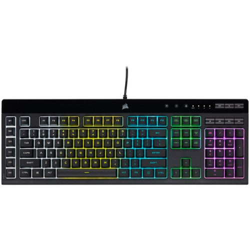 Corsair K55 RGB PRO keyboard Gaming USB QWERTY UK English Black