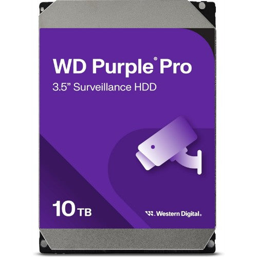 Western Digital Purple Pro WD102PURP internal hard drive 10 TB 7200 RPM 512 MB 3.5" Serial ATA III
