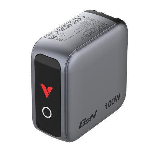 Verbatim Mini GaN Charger 100W with Display