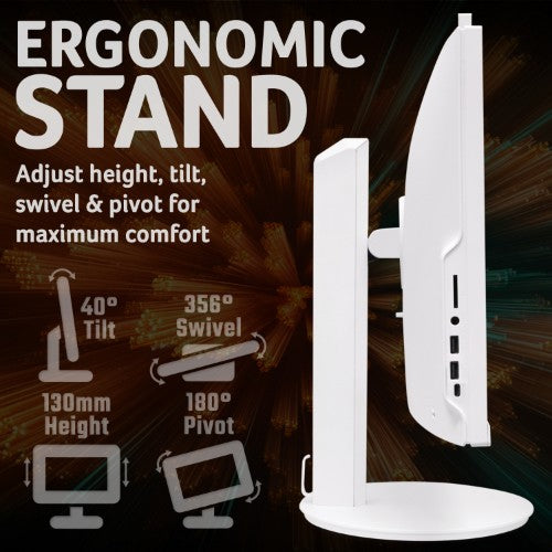 Acer Aspire C27-A All-in-One Desktop - Intel Core i5-13420H, 8GB, 1TB SSD, Integrated Graphics, 27" Full HD, Windows 11, White