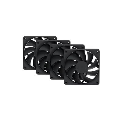 HYTE FAN- -FA12-BB-4 computer cooling system Processor 12 cm Black 4 pc(s)
